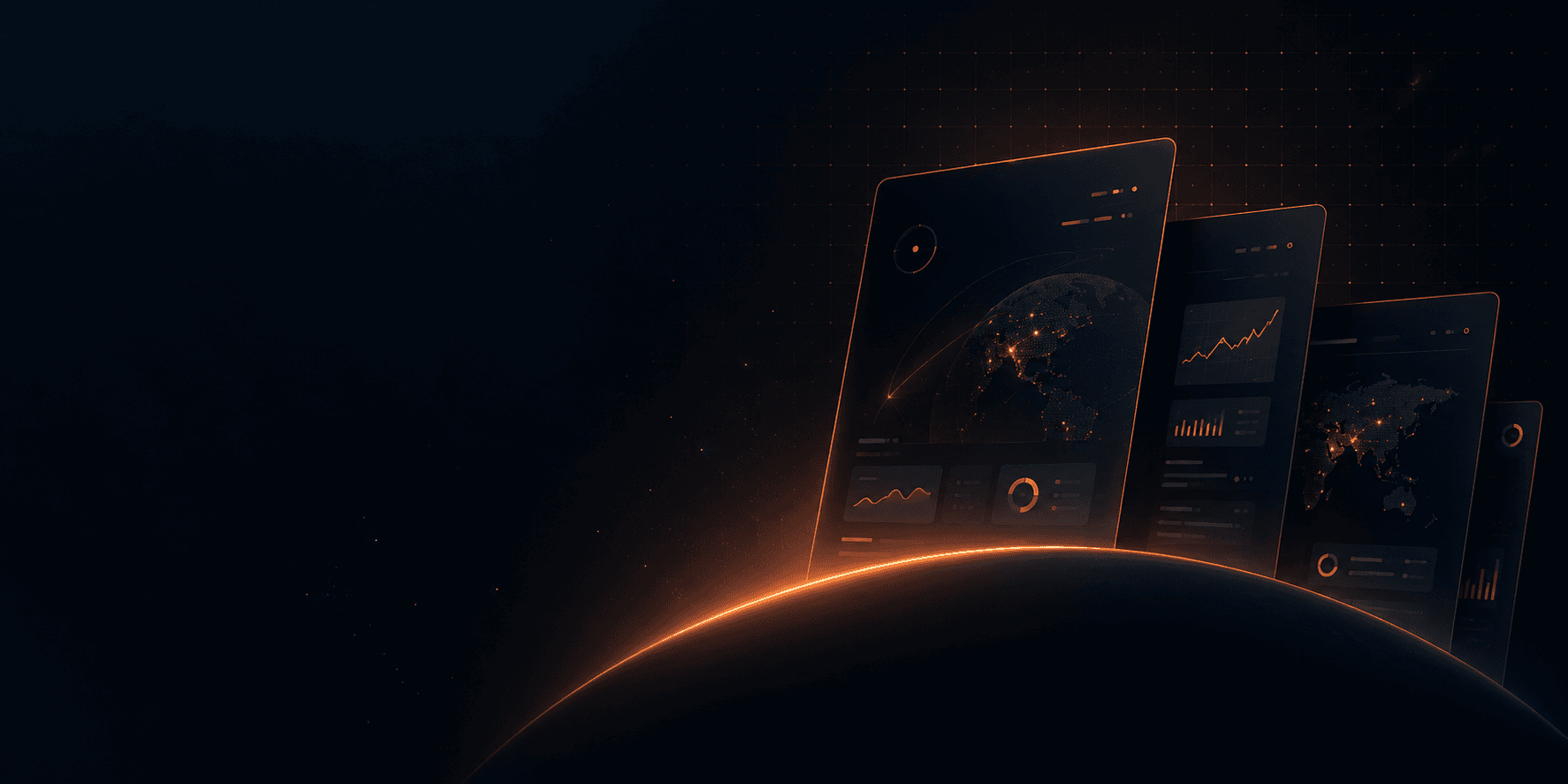 Hero background visualization